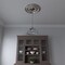 Ekena Millwork Cole PVC Ceiling Medallion (Fits Canopies up to 6"), Bright Coat Chrome, 22"OD x 3 1/2"ID x 1"P CMP22COBCR - alternate 8